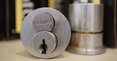 Primus is an industry leader in high-security interchangeable core locks. Shown 
