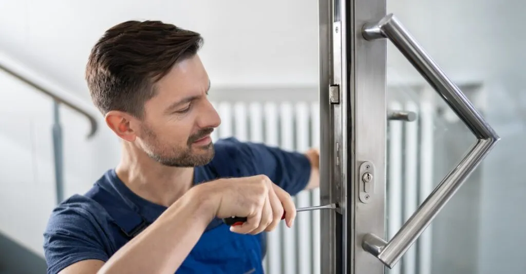 Our skilled technicians can install robust and secure mortise locks on your comm