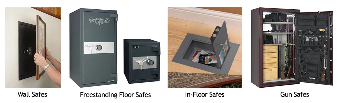 Our experienced safe technicians can help with all types of safes for your home 