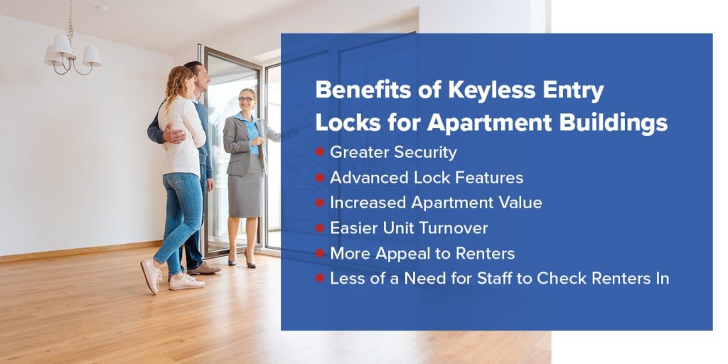 Benefits of keyless entry locks for apartment buildings